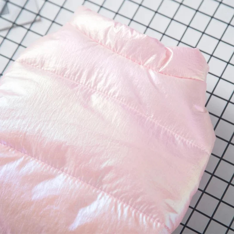 Winter Pet Clothes Waterproof Puppy Glossy Jacket Warm Dog Coat Vest Clothing For Chihuahua French Bulldog Small Dogs Outfit