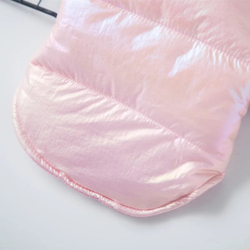 Winter Pet Clothes Waterproof Puppy Glossy Jacket Warm Dog Coat Vest Clothing For Chihuahua French Bulldog Small Dogs Outfit