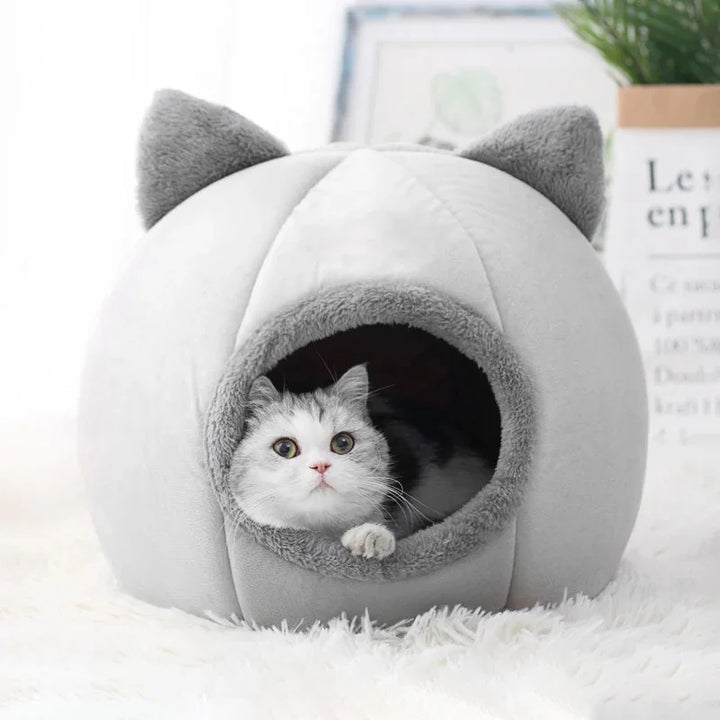 Pet Tent Cave Bed for Pets Self-Warming Tent - JoySkyProducts