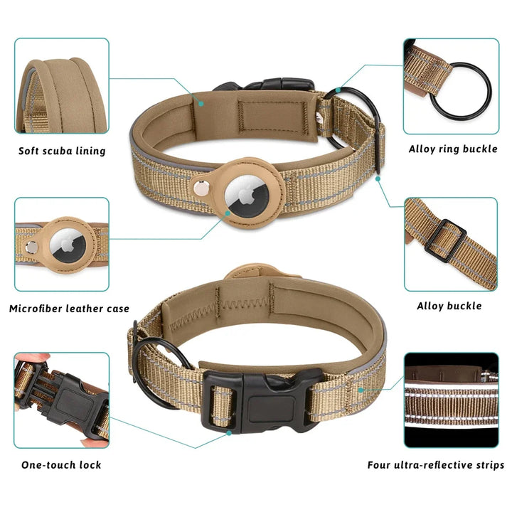 Apple Airtag Anti-Lost Pet Collar for Pet Protection - JoySkyProducts