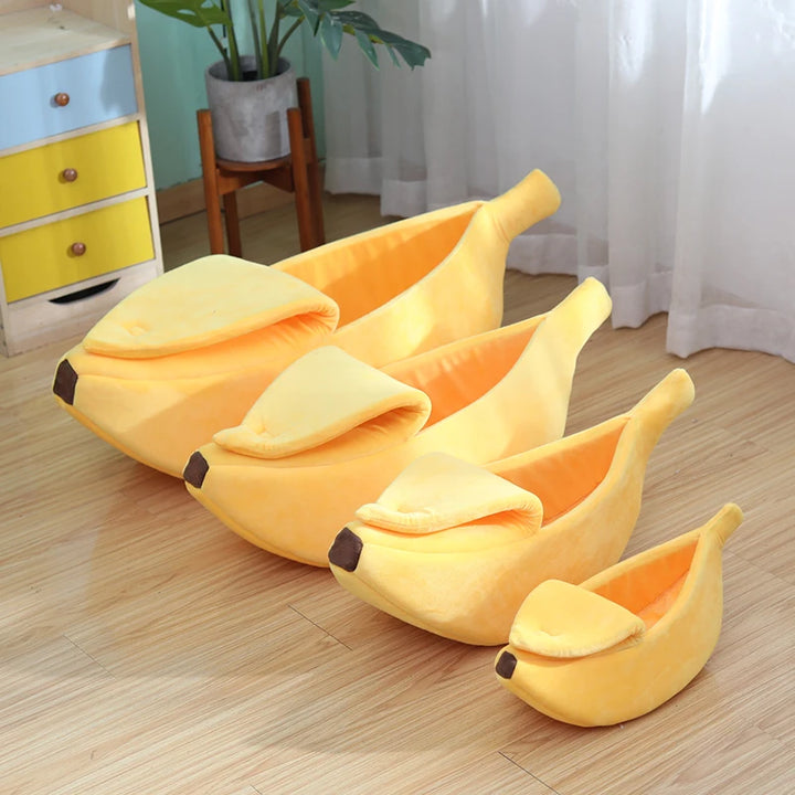 Banana Shaped Pet Bedding Comfortable Pet Nest Mat - JoySkyProducts