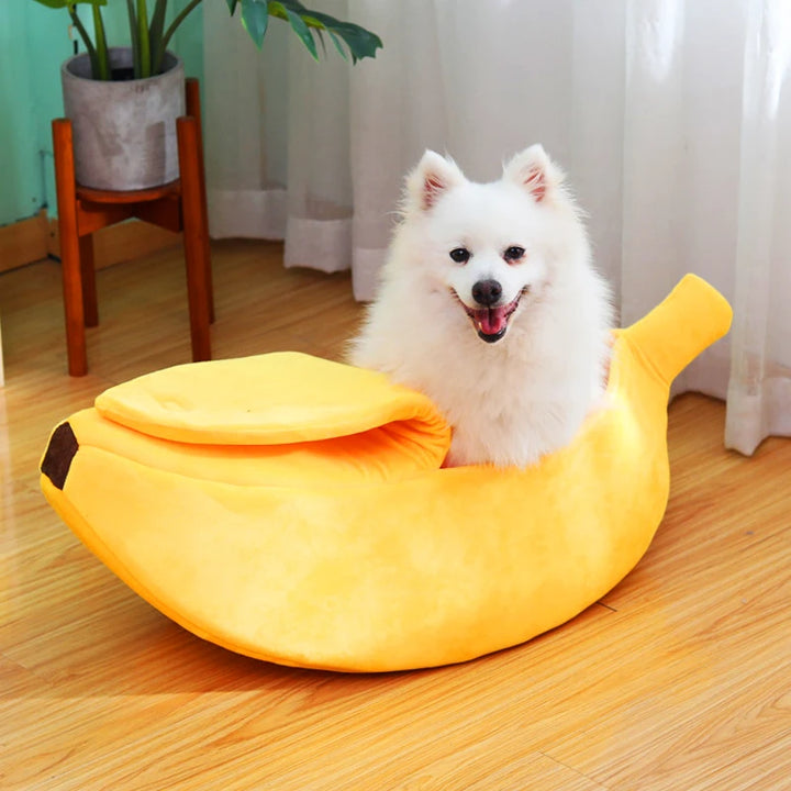 Banana Shaped Pet Bedding Comfortable Pet Nest Mat - JoySkyProducts