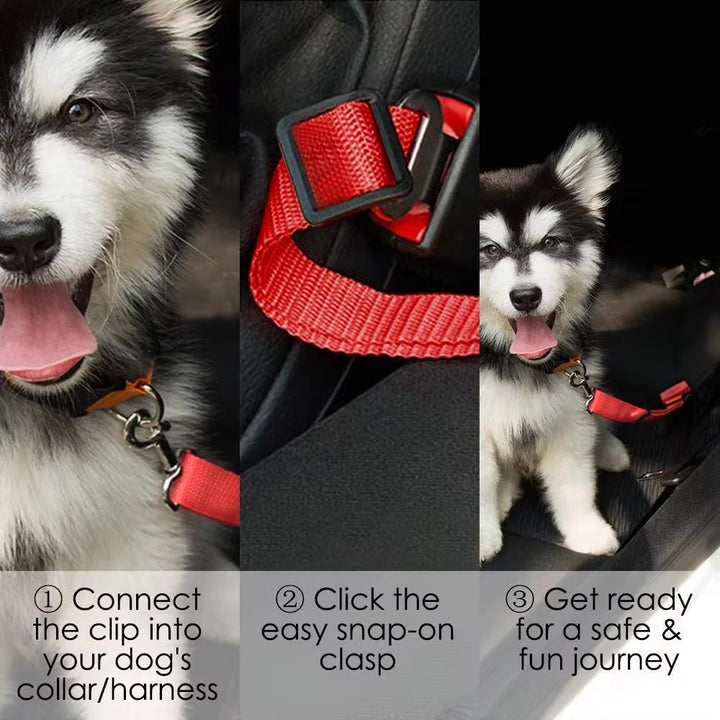 Pet Seat Belt Safety Protector for Travel - JoySkyProducts