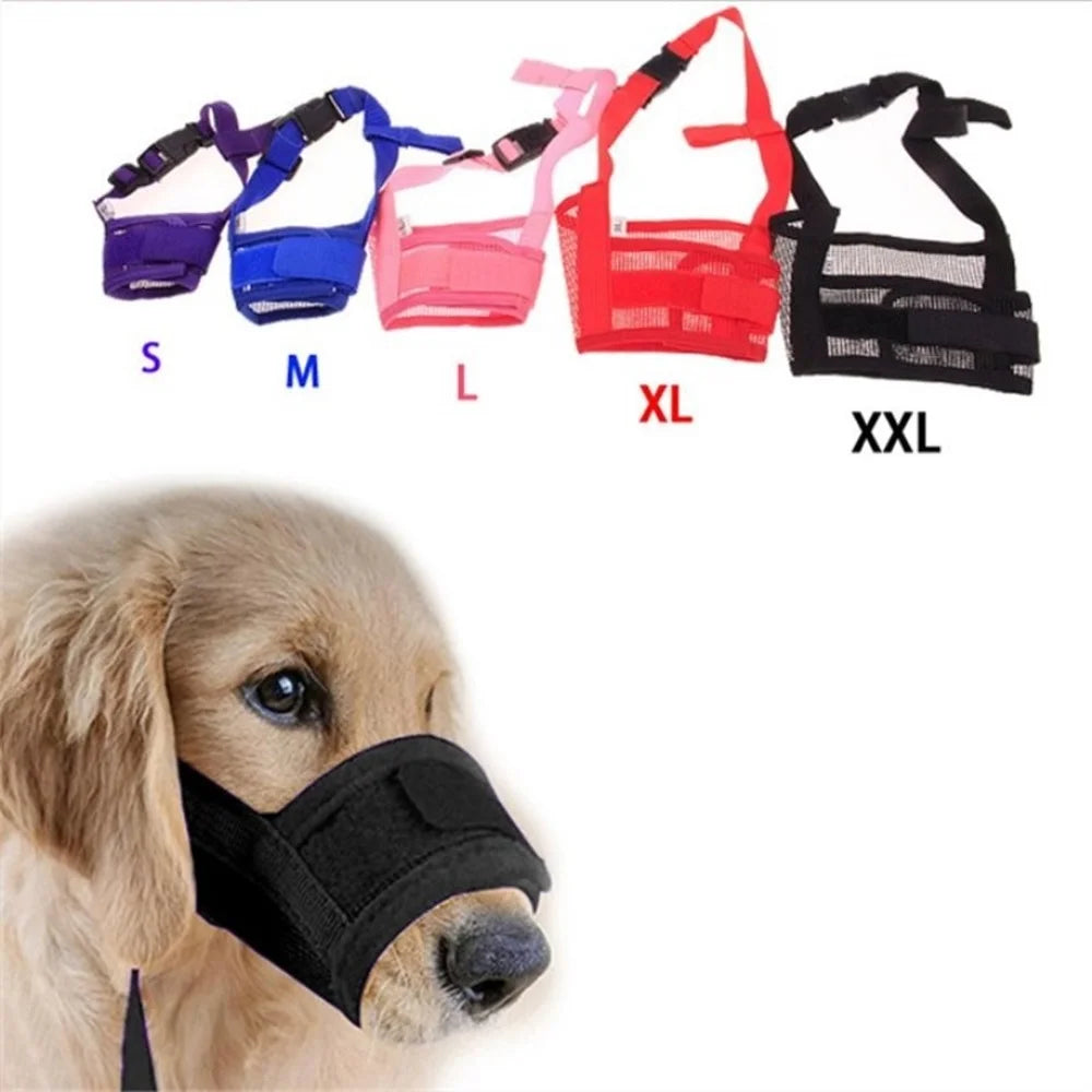 Anti Barking Dog Muzzle Adjustable Mesh Breathable - JoySkyProducts